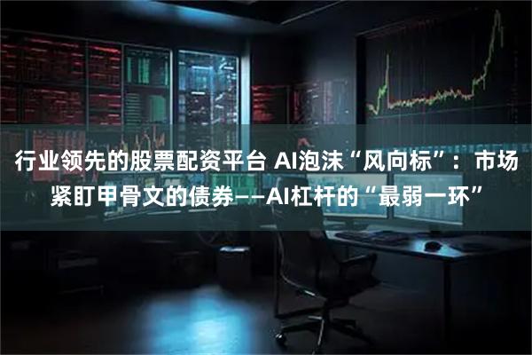 行业领先的股票配资平台 AI泡沫“风向标”:市场紧盯甲骨文的债券——AI杠杆的“最弱一环”